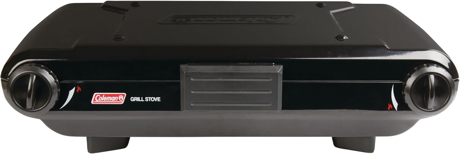 Coleman Tabletop 2-in-1 Camping Grill/Stove, 2-Burner Propane, 20,000 BTUs - Image 3
